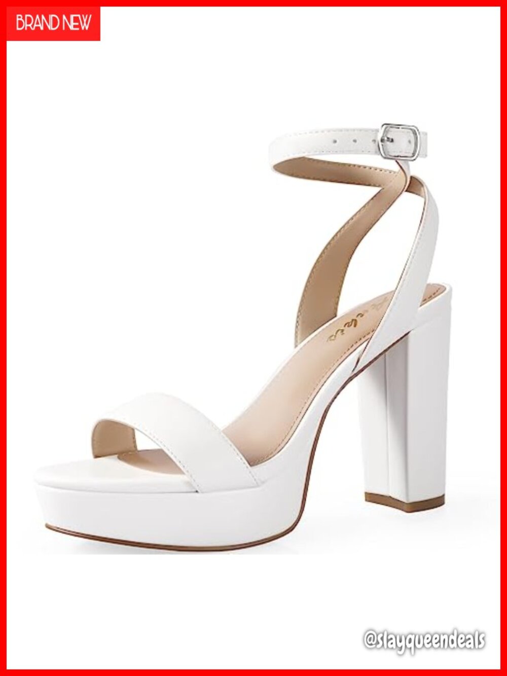 Platform Heels for Women 4 Inch Chunky Block Heeled Sandals Open Toe Ankle